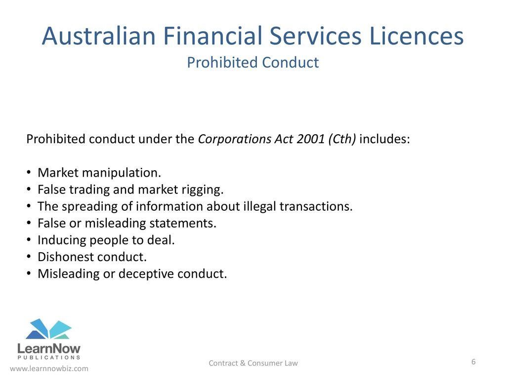 Australian Financial Services Licences
