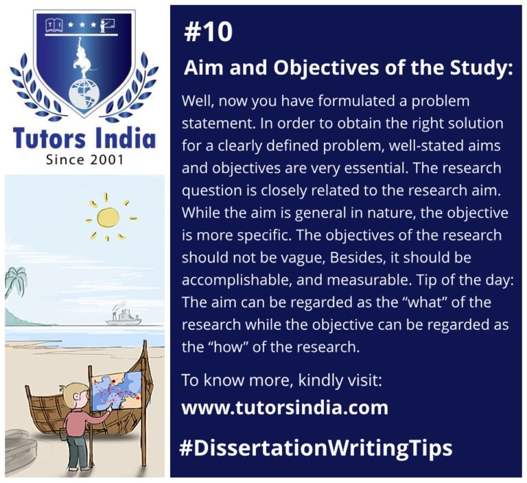 Aims and Objectives – The “What” and “How” of Your Dissertation